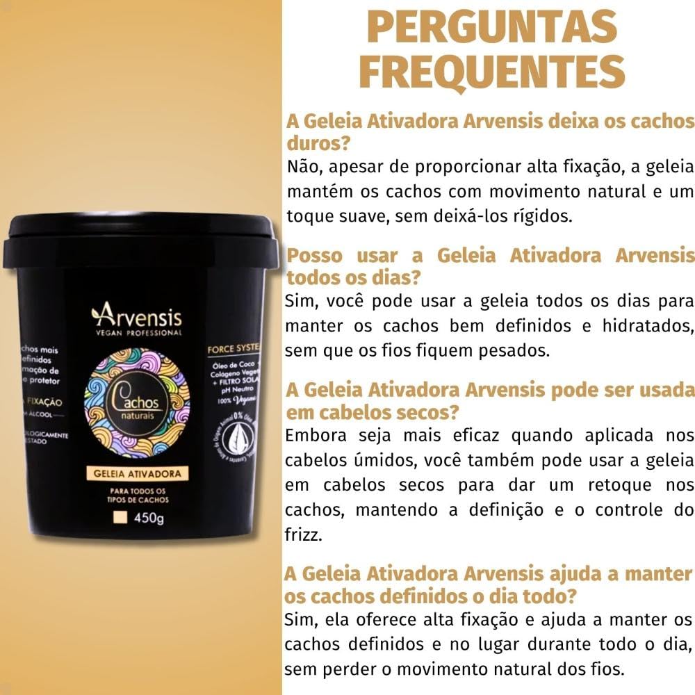 Geléia Ativadora Cachos Arvensis - Fixação Alta, Definição e